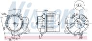 87574 NISSENS - dmuchawa kabinowa FIAT LHD & RHD FIAT DOBLO 10- FIAT FIORINO