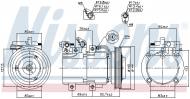 890182 NISSENS - KOMPRESOR KLIMATYZACJI HYUNDAI TERRACAN (HP) (01-)