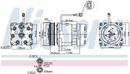 89083 NISSENS - KOMPRESOR KLIMATYZACJI VW LT (2D) (96-), VW TRANSPORTER T4 (