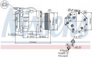 89088 NISSENS - KOMPRESOR KLIMATYZACJI VW LUPO (6X1, 6E1) (98-), VW POLO III