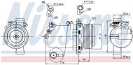 89133 NISSENS - KOMPRESOR KLIMATYZACJI BMW 3 E46 (98-), BMW 3 E46 COMPACT (0