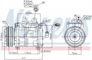 89147 NISSENS - KOMPRESOR KLIMATYZACJI BMW 7 E38 (94-) 