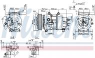 89201 NISSENS - KOMPRESOR KLIMATYZACJI CITRO╦N BERLINGO (B9) (08-), CITRO╦N