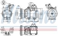 89277 NISSENS - KOMPRESOR KLIMATYZACJI HYUNDAI ACCENT (LC) (99-)