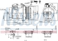 89606 NISSENS - KOMPRESOR KLIMATYZACJI MERCEDES SPRINTER W 906 (06-)