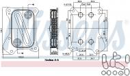 90700 NISSENS - CHŁODNICA OLEJU CHEVROLET AVEO (T300) (11-), FIAT 500 (312)
