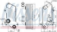 91126 NISSENS - CHŁODNICA OLEJU, OLEJ SILNIKOWY VECTRA C (02-),SIGNUM (02-),CADILLAC BLS (04-),SAAB 9-3 (02-