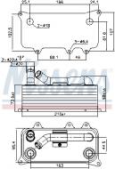 91273 NISSENS - CHŁODNICA OLEJU AUDI NISSENS 