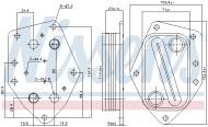 91296 NISSENS - chłodnica oleju ALFA MITO 955 08 