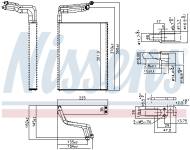 92361 NISSENS - parownik BMW BMW 1 F20-F21 11- BMW 3 F30-F31-F35-F80 11