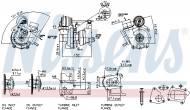 93078 NISSENS - TURBOSPRĘŻARKA 1.5 dCi