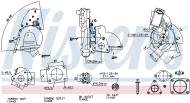 93128 NISSENS - turbosprężarka FORD First Fit TRANSIT06- DEFENDER 98
