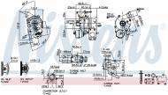 93132 NISSENS - TURBOSPRĘŻARKA FORD FIESTA V (JH_,JD_) 1,4 TDCI PEUGEOT 1007/206/307 1,4 HD