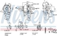 93142 NISSENS - turbosprężarka OPEL/FIAT 1.3 JTDM, 1.3 D,1.3 MJTD, 1.3 JTD A