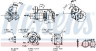 93147 NISSENS - turbosprężarka VOLVO 2.5 T S60 00- S70 00- V70 00- XC70 00-