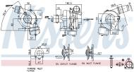 93411 NISSENS - turbosprężarka ME/NI/RE 1.5 dCi, 1.5 CDI A 12- B 11- CLA 13-