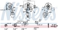 93416 NISSENS - turbosprężarka MERCEDES 2.0 CDTi2.0 TiD 2.0 D