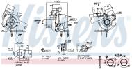 93419 NISSENS - turbosprężarka NISSAN 1.6 dCi, 1.6 CDTi, 1.6 BlueTEC