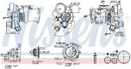 93454 NISSENS - turbosprężarka FORD First Fit C-MAX CB7CEU 10- FOCIII CB8 CE