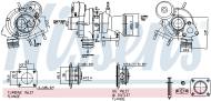 93472 NISSENS - turbosprężarka ALFA ROMEO 1.4 TB1.4 TURBO