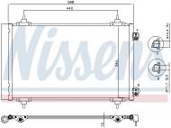 940111 NISSENS - CHŁODNICA KLIMATYZACJI (Z OSUSZACZEM) CITRO╦N C8 (EA, EB) (0