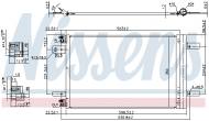 940458 NISSENS - CHŁODNICA KLIMATYZACJI (Z OSUSZACZEM) CITRO╦N C4 PICASSO (B7