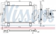 940635 NISSENS - CHŁODNICA KLIMATYZACJI (Z OSUSZACZEM) CITRO╦N JUMPER (244) (