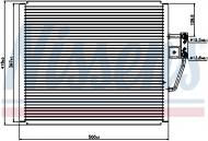 94529 NISSENS - CHŁODNICA KLIMATYZACJI ALPINA B10 (E39), ALPINA ROADSTER (Z8