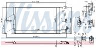 94565 NISSENS - CHŁODNICA KLIMATYZACJI FIAT PUNTO I (176) (93-), LANCIA Y (8