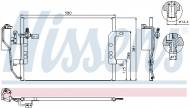 94588 NISSENS - CHŁODNICA KLIMATYZACJI (Z OSUSZACZEM) MERCEDES A-CLASS W 168