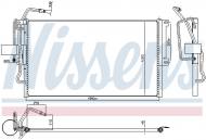94653 NISSENS - CHŁODNICA KLIMATYZACJI OPEL VECTRA B (95-), VAUXHALL VECTRA