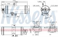 95060 NISSENS - OSUSZACZ CITRO╦N XM (89-), PEUGEOT 605 (6B) (89-)
