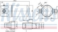 95165 NISSENS - OSUSZACZ VOLVO 940 (944, 945) (90-), VOLVO 960 (964, 965) (9