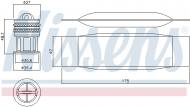 95490 NISSENS - OSUSZACZ AUDI A 3 / S 3 (8P) (03-), AUDI Q3 (8U) (11-), AUDI