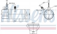 95572 NISSENS - OSUSZACZ KLIMATYZACJI FORD NISSENS 