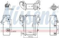 961586 NISSENS - intercooler HONDA CIVIC 12- 