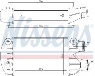 96701 NISSENS - INTERCOOLER FIAT BRAVA (182) (95-), FIAT BRAVO I (182) (95-)