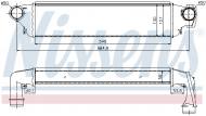 96741 NISSENS - INTERCOOLER BMW 3 E46 (98-), BMW 3 E46 COMPACT (01-)