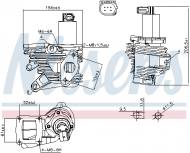 98189 NISSENS - ZAWÓR EGR RENAULT LAGUNA II (01-),RENAULT MEGANE II (02-),RENAULT SCEN