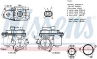 98192 NISSENS - zawór EGR VAG GOLF V 03- VI 08- OCTAVIA II 04- A4 A5 07- LEO