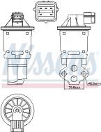 98247 NISSENS - ZAWÓR RECYRKULACJI SPALIN CHEVROLET DAEWOO NISSENS