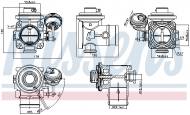 98304 NISSENS - ZAWÓR RECYRKULACJI SPALIN VW NISSENS 