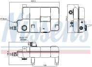 996260 NISSENS - zbiornik wyr. IVECO korek,czujnik DAILY V 11- DAILY VI 14-