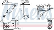 996268 NISSENS - zbiornik wyr. BMW korek,czujnik BMW 1 E81-E82-E87-E88 04- BM