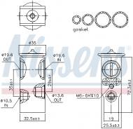 999360 NISSENS - ZAWÓR ROZPRĘŻNY OPEL NISSENS 