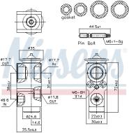 999390 NISSENS - zawór rozprężny MERCEDES C-CLASS W 205 14- E-CLASS W 213 238