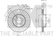 202545 NK - TARCZA HAM. FORD (EU), SEAT, VW 