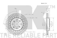 202647 NK - TARCZA HAM. HONDA 