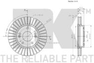 203449 NK - TARCZA HAM. HYUNDAI 