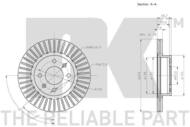 203529 NK - TARCZA HAM. HYUNDAI, KIA 